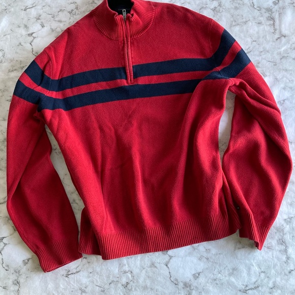 Tommy Hilfiger Other - Classic Tommy Hilfiger Red and navy sweater